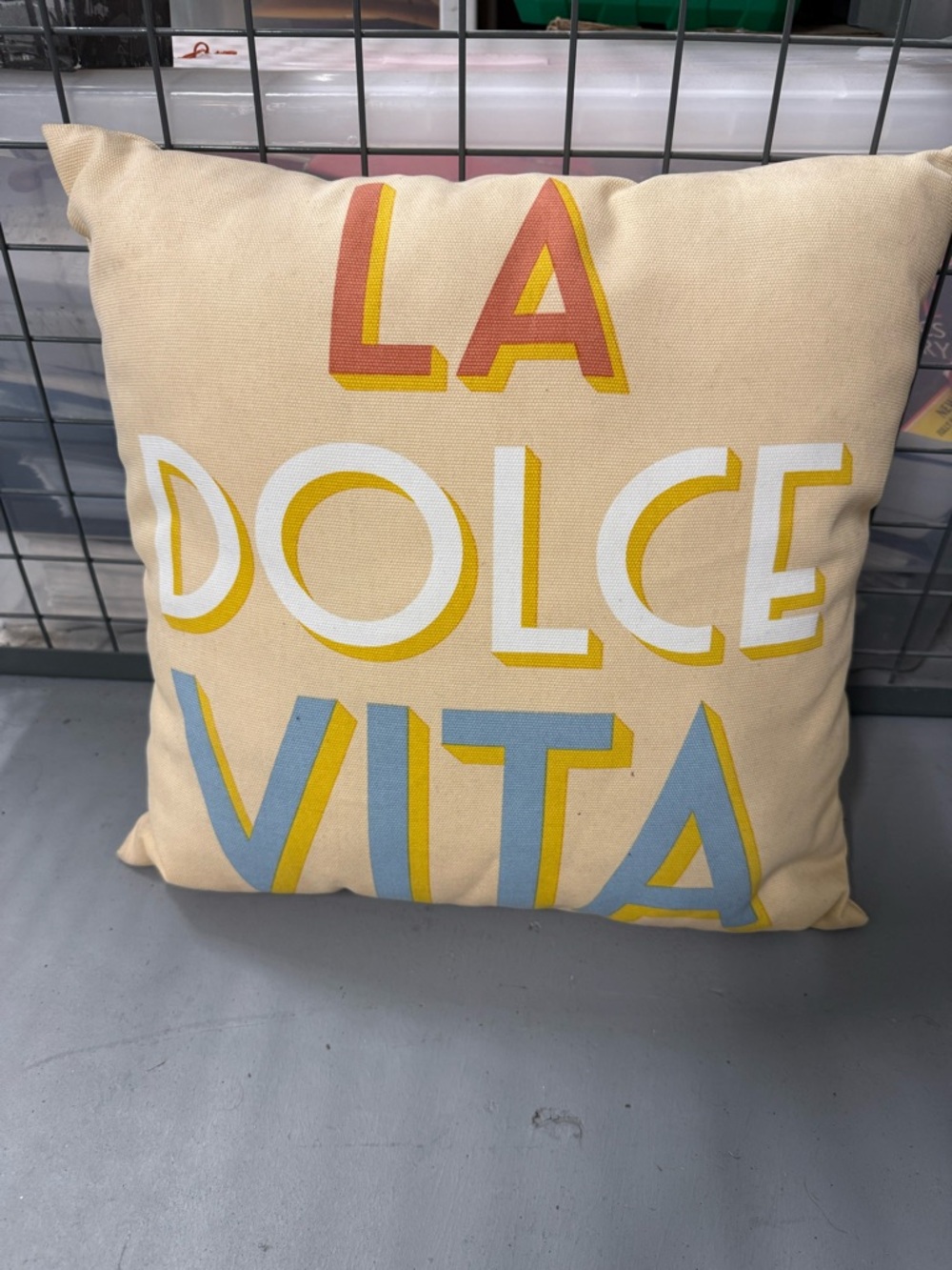 La Dolce Vita Decorative Throw Pillow